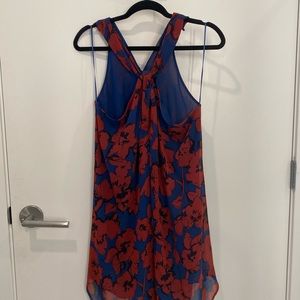 Beautiful red and blue dress